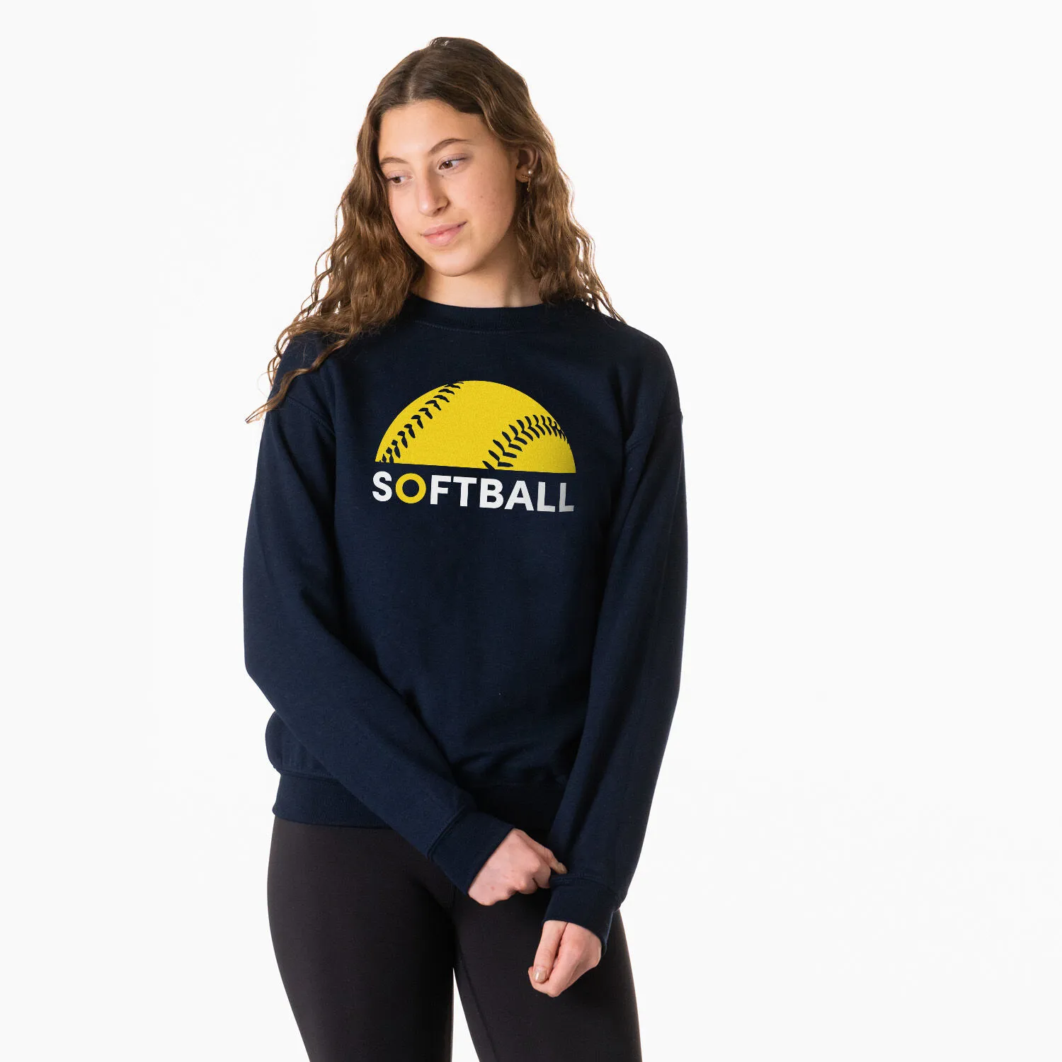 Softball Crewneck Sweatshirt - Modern Softball 